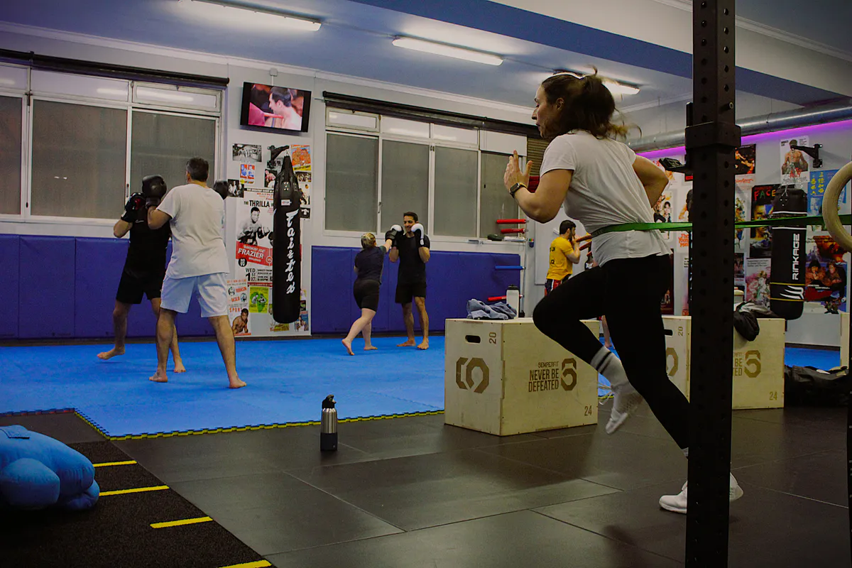 Treino de Muay Thai no Be Water Lisboa