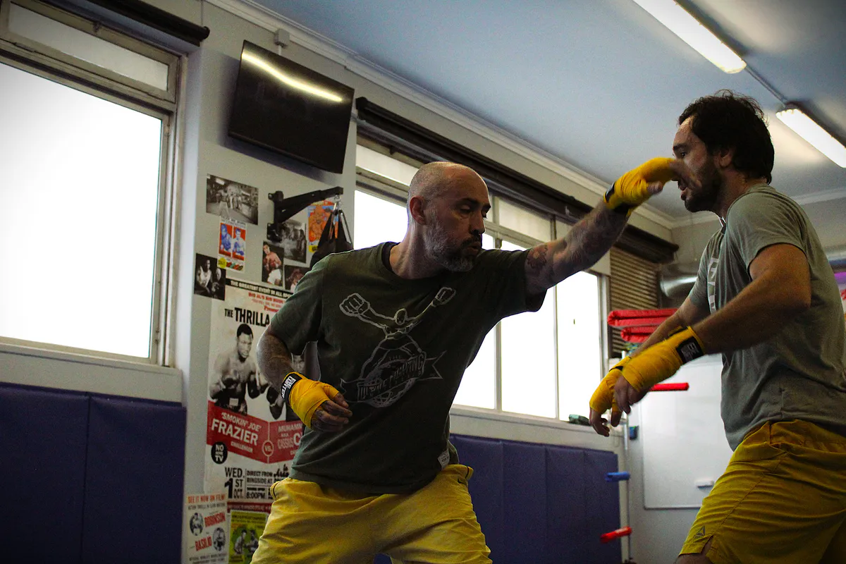 Aula de Boxe em grupo no Be Water Lisboa